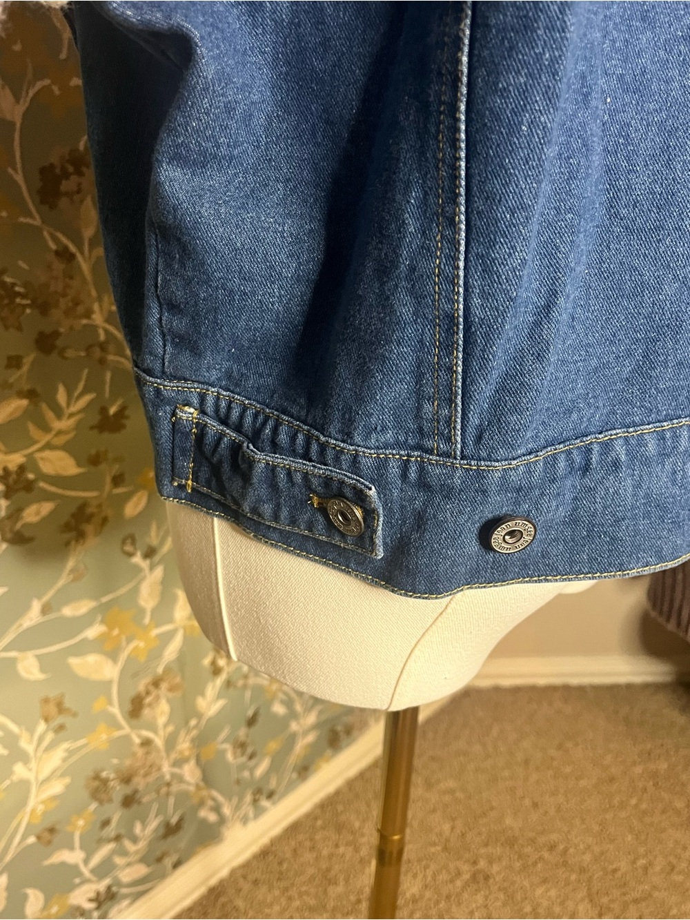Umgee Denim Mixed Jacket Size S - Picture 5 of 12